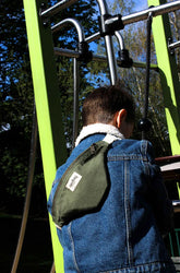 Sac banane enfant vert Olive - Augustin